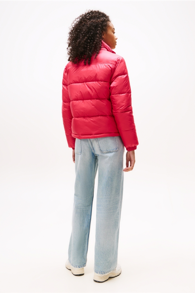 TJW PCKBL HOOD ESS DW0DW21619 XI5 VINTAGE CERISE